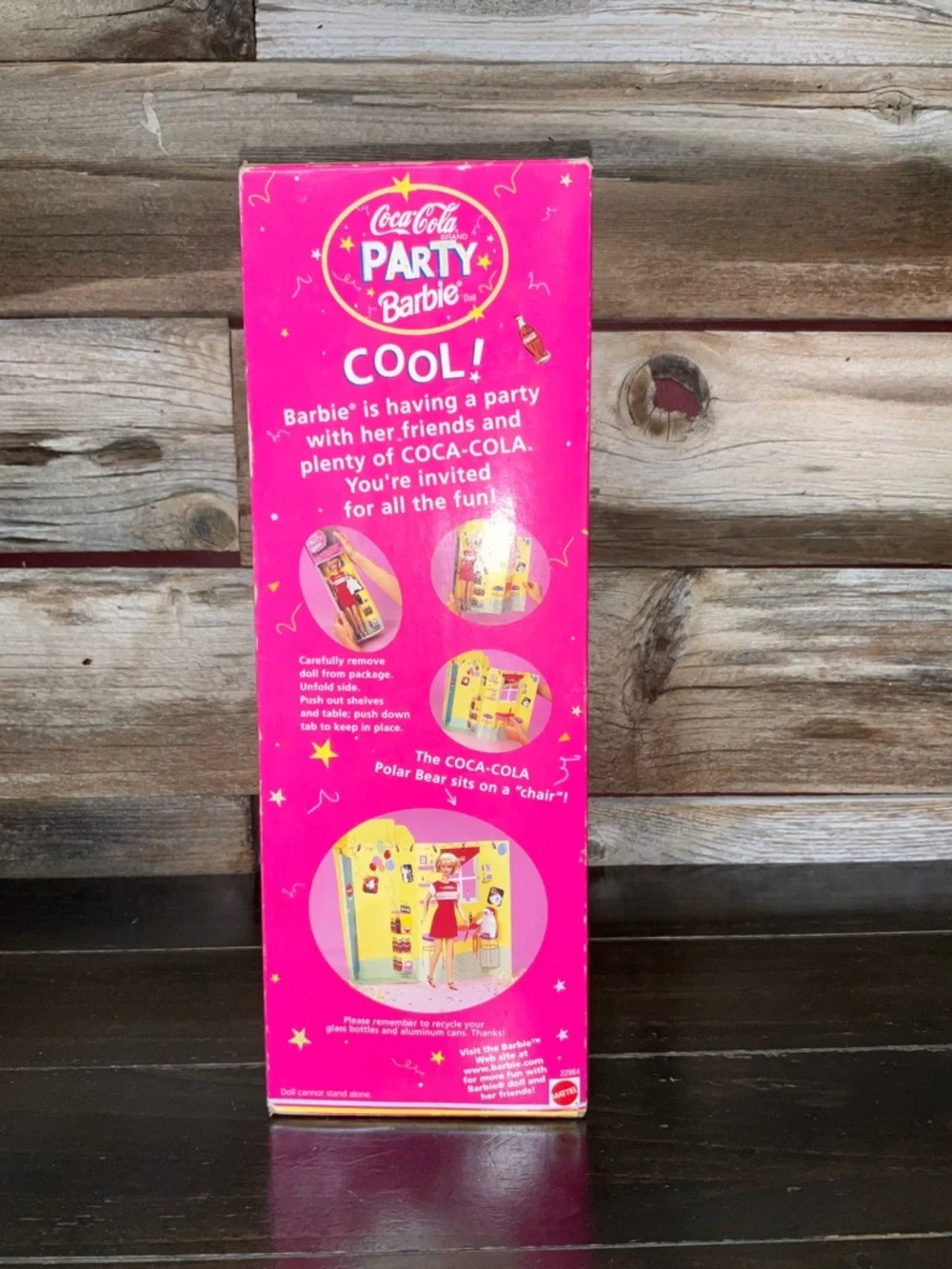 1998 Coca-Cola Party Barbie Special Edition doll by Mattel